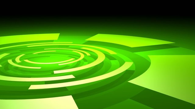 Digitale Rotation - Gr&uuml;n Schwarz Video - 01
