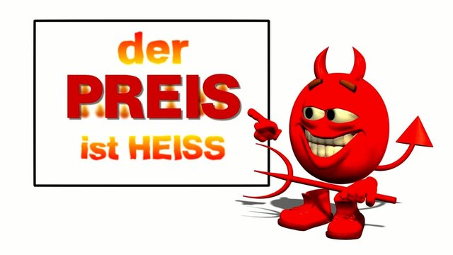 Hei&szlig;er Preis - teuflich gut