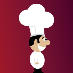 chef cuisinier illustration