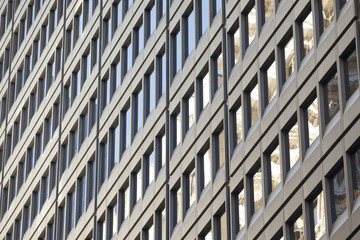 Office building detail with square pattern