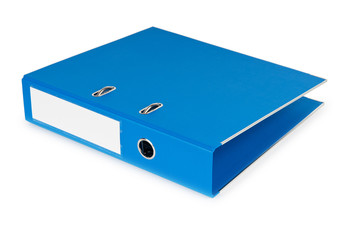 Office folders isolated on the white background
