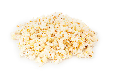 Popcorn bag isolated on the white background