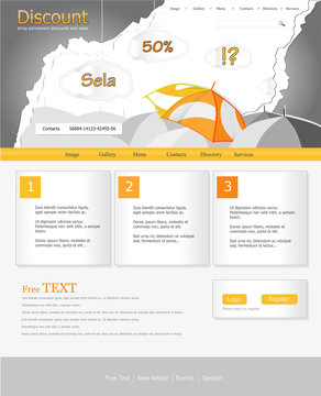 Site Orange Umbrella