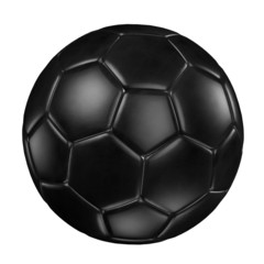 3d rendering of a soccer ball. ( Leather texture )