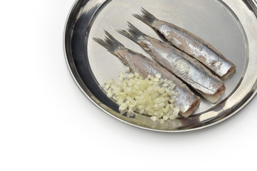 Silver Fish on Silver Plate