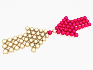 conceptual image of teamwork