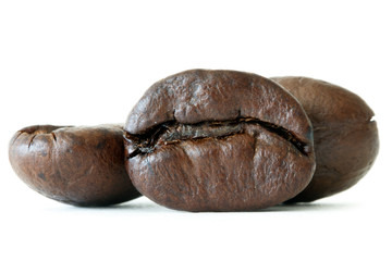 coffee beans, close-up