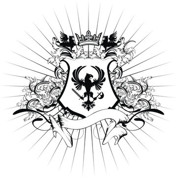 heraldic coat of arms ornament3