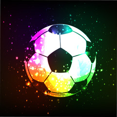 Fototapeta premium Vector football banner