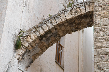Detail of an alleyway. Putignano. Apulia.
