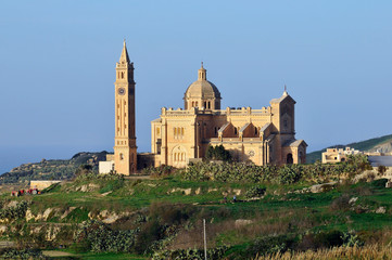 Fototapeta na wymiar Bazylika Ta 'Pinu, wyspie Gozo, Malta, Europa