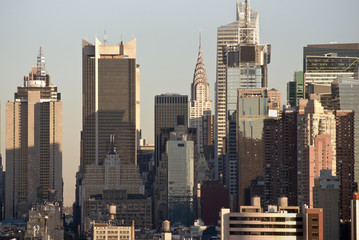 Fototapeta na wymiar NY Day Skyline Detail