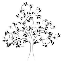 Vector tree 4 (black)