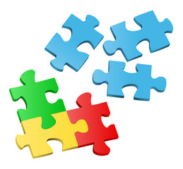 Vector Puzzle Pieces