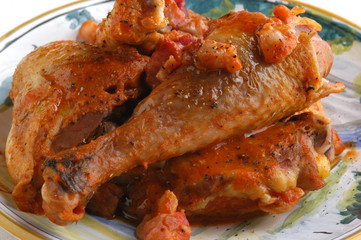 Pollo en salsa