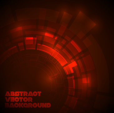 Abstract dark red technical background