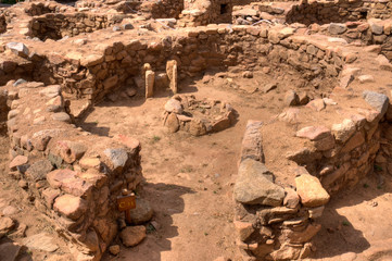 Detail of a Nuraghe village