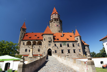 Fototapeta na wymiar Bouzov castle