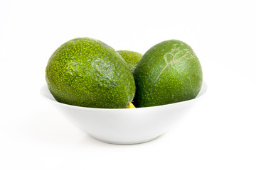 Avocados in a Bowl