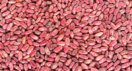 Background made of red beans