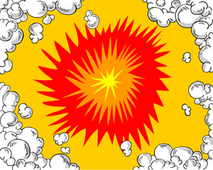 Comic book background