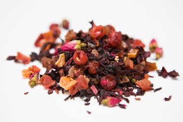 Herbal tea with berries