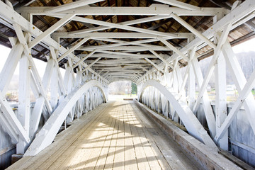 Groveton Covered Bridge (1852), New Hampshire, USA