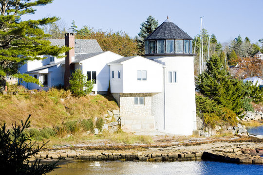 lighthouse, First Light Bed   Breakfast, Maine, USA