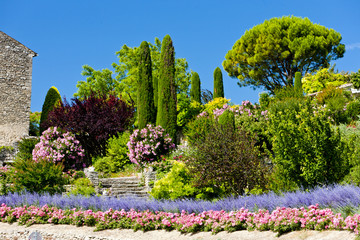 garden at Gordes, Provence, France