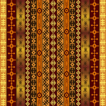 African motifs on ethnic background
