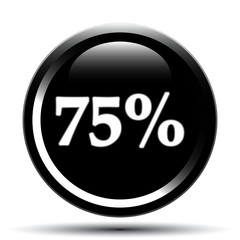 75 PERCENT ICON