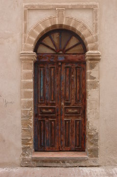 Wooden Door  in Essaouira Maroc