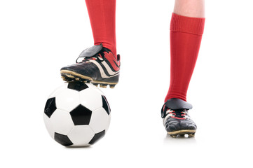 legs of soccer player