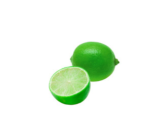 lime isolated on white background