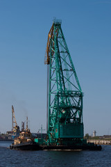 Floating crane