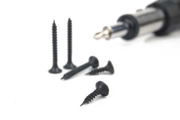 Screw driver and nails