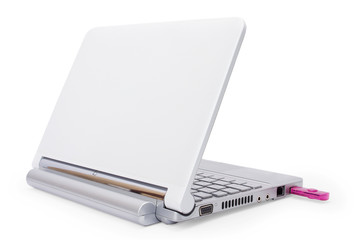netbook and USB key