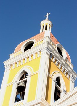 A Church Spire in Granada Nicaragua