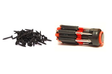 Screwdriver and screws