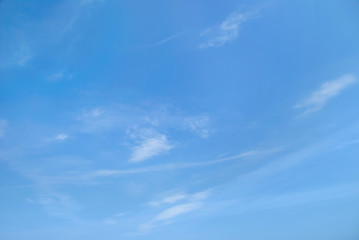 Soft white clouds against blue sky