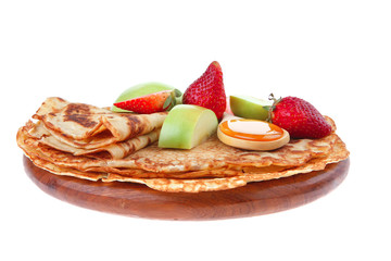 sweet food : big thin pancake