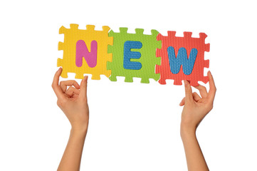 Fototapeta premium word new