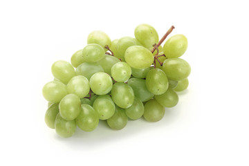 Grapes isolated on white