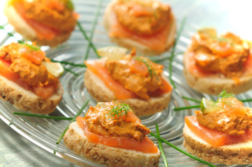 smoked salmon appertizers