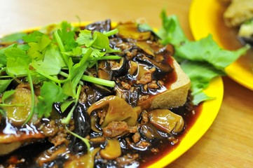 Fototapeta premium Creative Chinese vegetarian cuisine