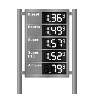 tankstellen preisanzeige I