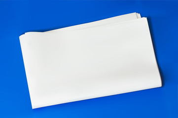 blank newspaper