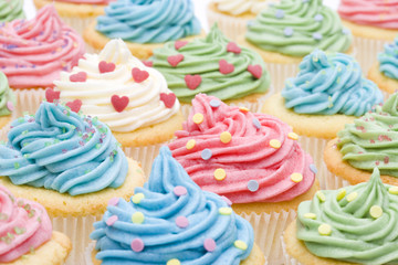 Bunte Muffins