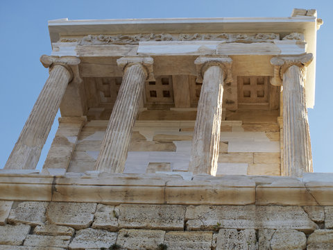 Athena nike temple, Acropolis, Athens Greece