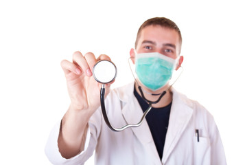 doctor with stethoscope